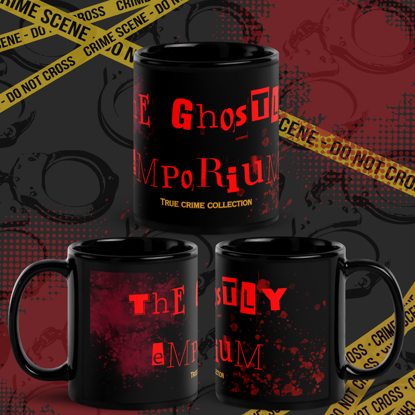 "Bloody Logo" True Crime Mug