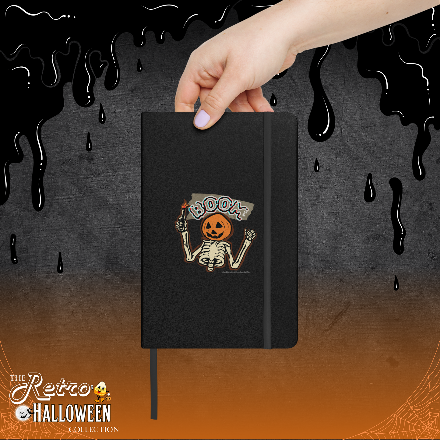 "BOOM" Hardcover Lined Notebook