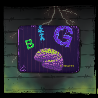 "Big Brain" Zombie Laptop Case