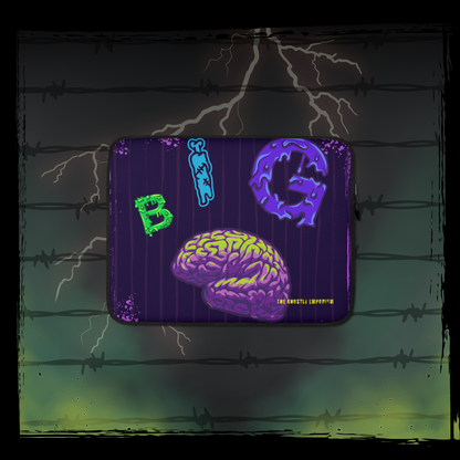 "Big Brain" Zombie Laptop Case