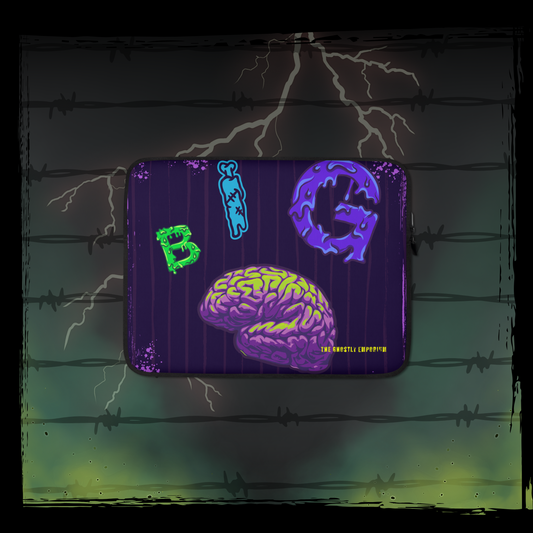"Big Brain" Zombie Laptop Case
