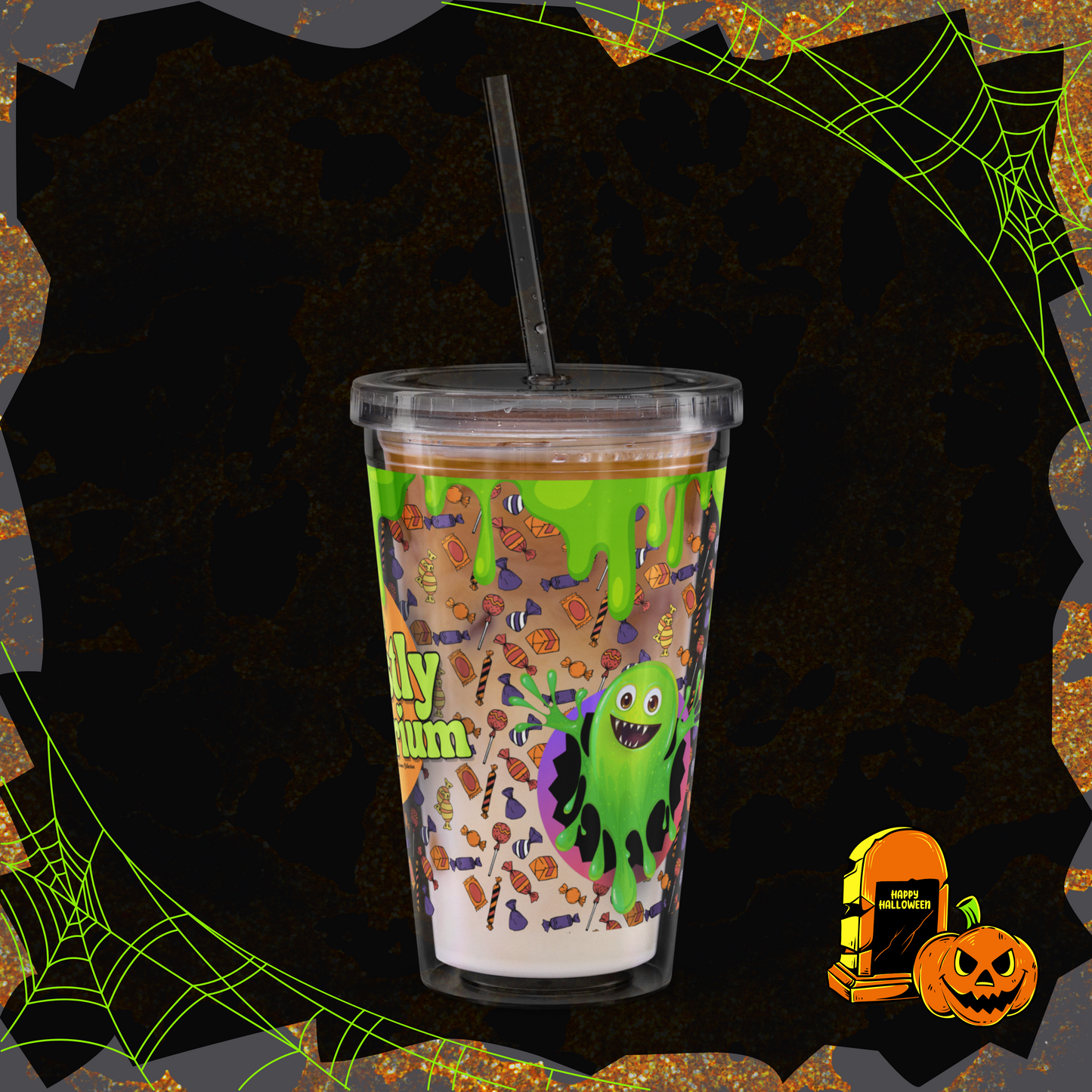 "Candy Monster" Double-Walled Tumbler