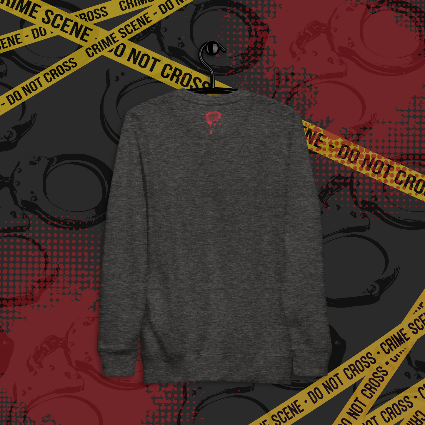 "Ghostly Cult" Thumbprint Unisex Sweatshirt