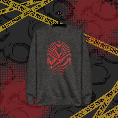 "Ghostly Cult" Thumbprint Unisex Sweatshirt