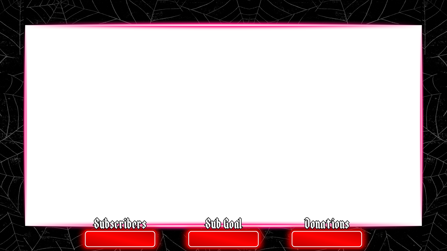 "NEON GOTH" Overlay Package