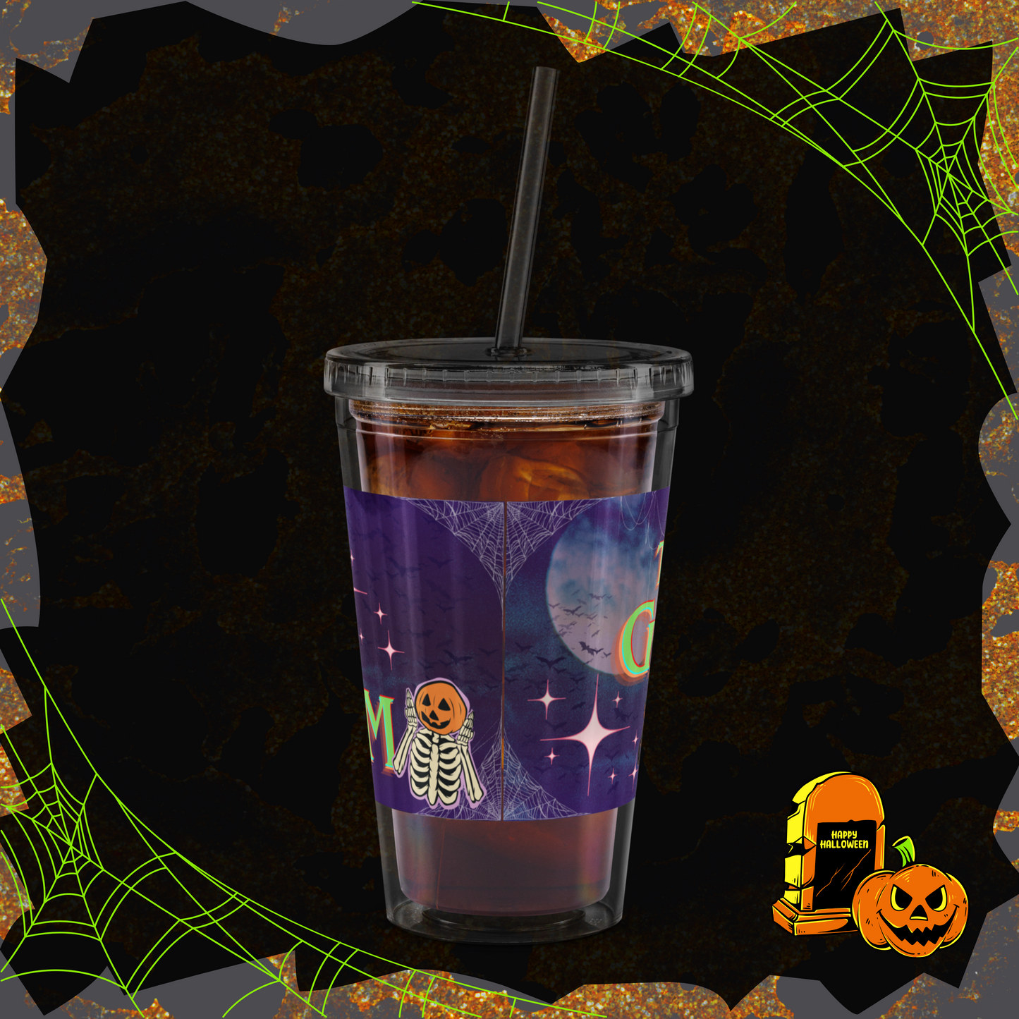 "Retro Halloween" LOGO Tumbler