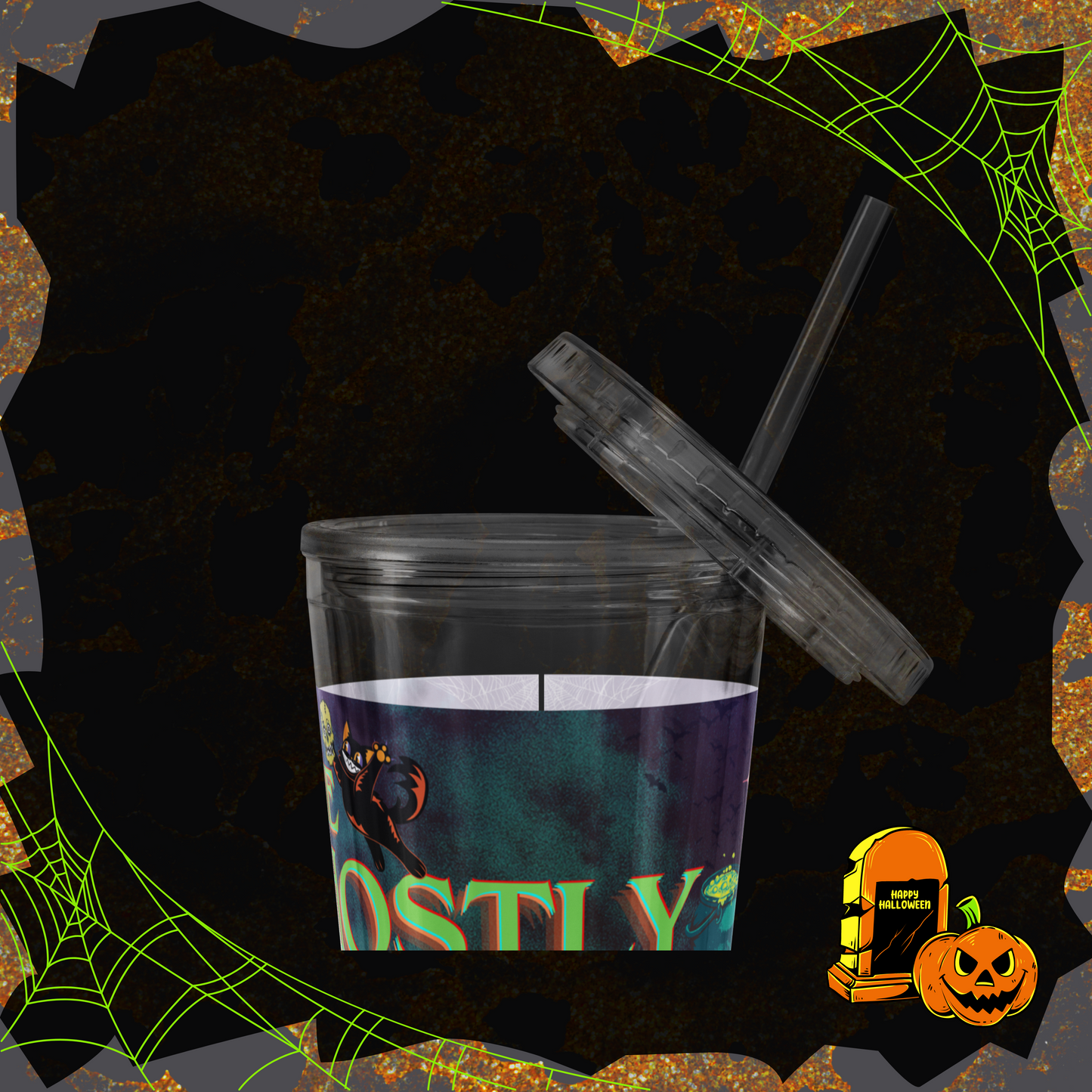 "Retro Halloween" LOGO Tumbler