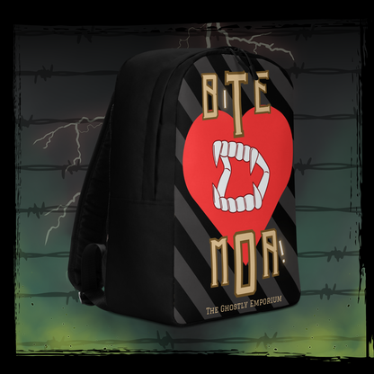 Red "LOVE SUKS! + BITE MOR!" Backpack