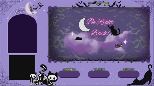 "BLACK CAT ENERGY" Overlay Package